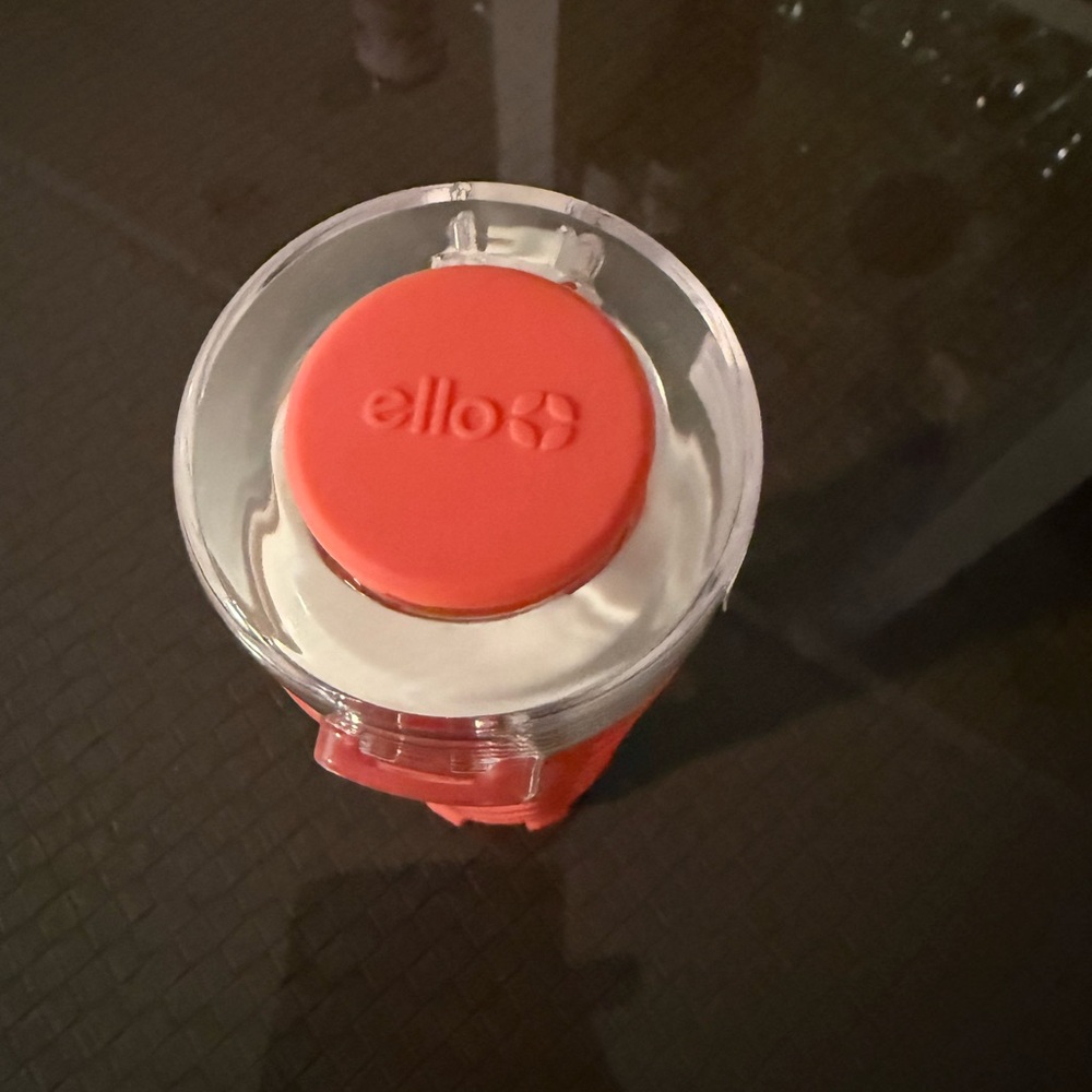 Coral Water Bottle with white Silicone Grip - Picture 2 of 5